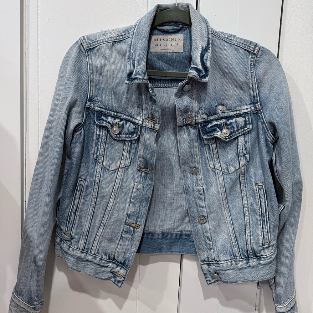 All Saints Juno Trucker Denim Jacket